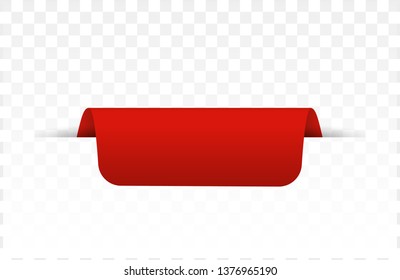 Blank offer tag. Vector label isolated 