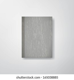 Blank old book cover