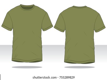 army green t shirt