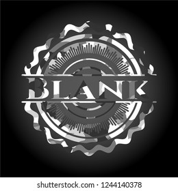 Blank on grey camo pattern