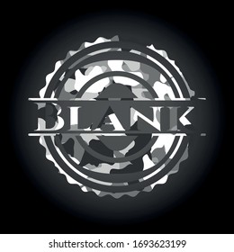 Blank on grey camo pattern