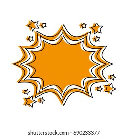 blank onomatopoeia bubble icon image 