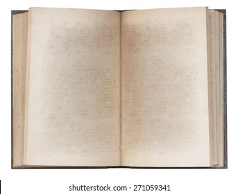 libro abierto en blanco