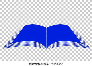 Blank Open Book
