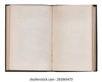 blank open book, vector