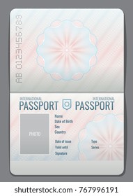 Blank Uk Passport Template
