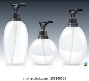 Blank packaging - bottles, cosmetics