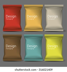 Blank Packaging mock up, 3D