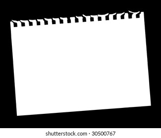 Notepad Black Background Images Stock Photos Vectors Shutterstock