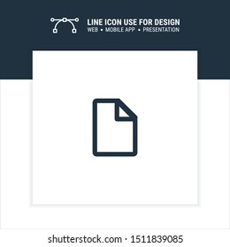 blank page create new file document icon design vector illustration