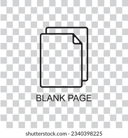 blank page icon , technology icon