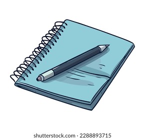 Página en blanco de un panel de esbozo para el icono de creatividad aislado
