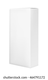 Blank paper box on white background.