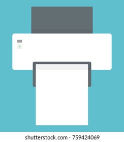 Blank paper coming out of printer