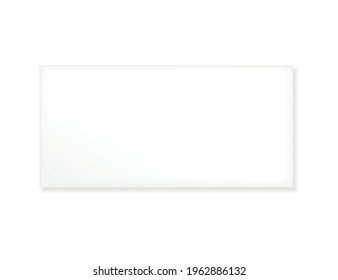 Blank paper envelopes isolated.Vector illustration isolated on white background.Eps 10.
