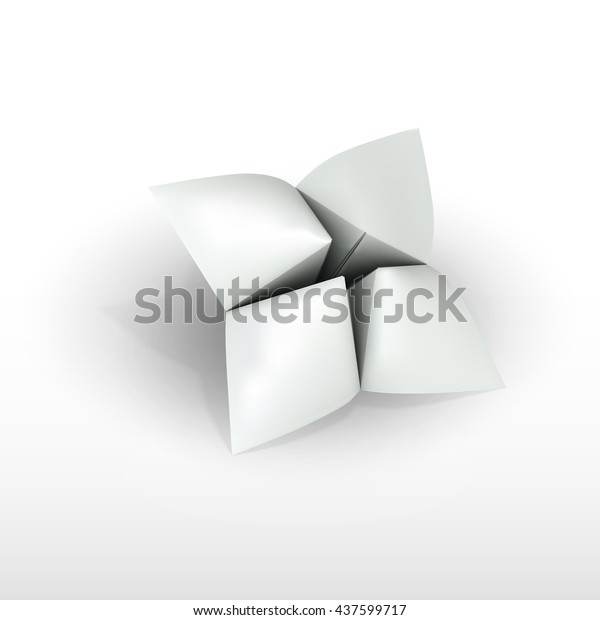 Blank Paper Fortune Teller Can Be Stock Vector (Royalty Free) 437599717 ...