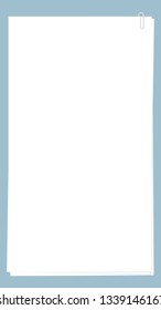 blank. paper blank. free space for text. wallpaper. copy space. Paper Clip vector