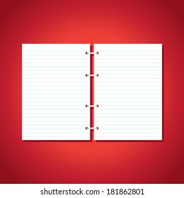 Blank paper pages sheets - illustration