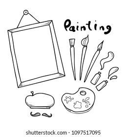 blank paper painting