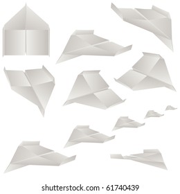Plane Paper Vector Stock Illustrations Images Vectors