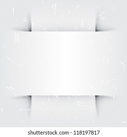 Blank paper with shadow