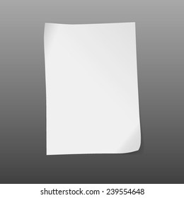 blank paper sheet 