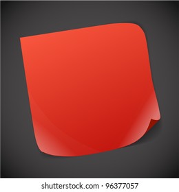 Blank paper sheet with bending corner