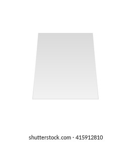 Blank paper Sheet realistic Mockup