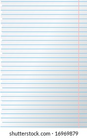 Blank paper sheet. Vector illustration.