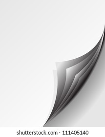 blank paper sheets Vector