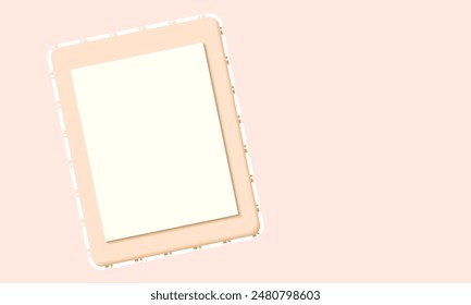 blank paper social media post templates with light pink background. media post story layouts for business promotion and digital marketing, web banner, cover stories, advertise
