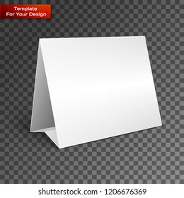 Blank paper table cards.
