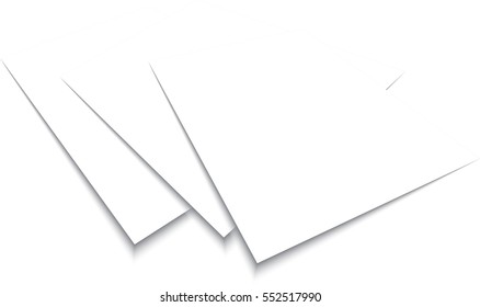 blank paper vector. 