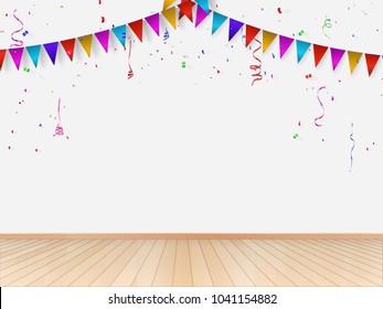 blank party  room background 