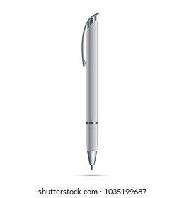 blank pen isolated on white background