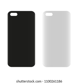 Blank phone case. Vector illustration