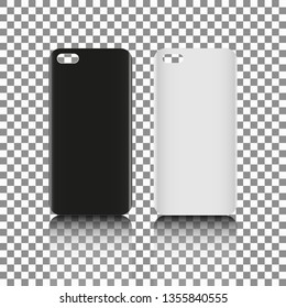 Blank phone case. Vector illustration