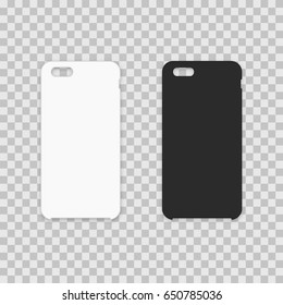 Blank phone case. Vector illustration