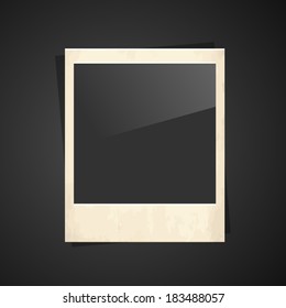 Blank photo frame
