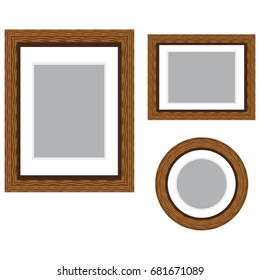 Blank photo frame