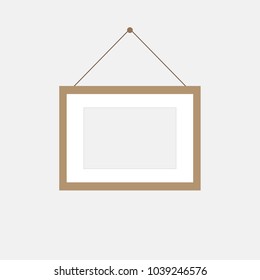 Blank photo frame. vector.