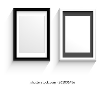 Blank photo frames