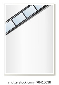 Blank photo - video template, illustration