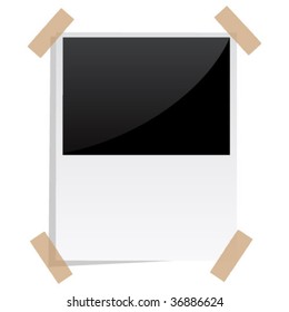 blank photoframe vector illustration