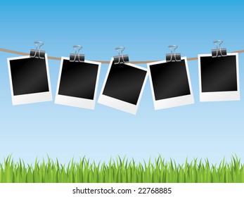 Blank photographs