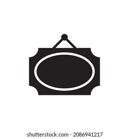 Blank picture frame icon design vector illustration