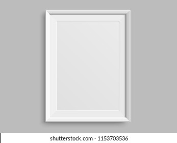 Blank picture frame template.