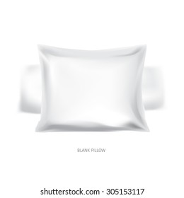 Blank pillow, Vector object