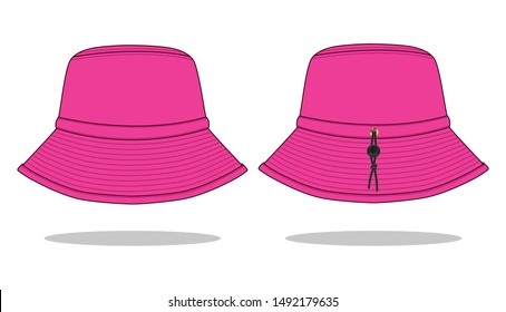 Download Bucket Hat Template Stock Illustrations Images Vectors Shutterstock