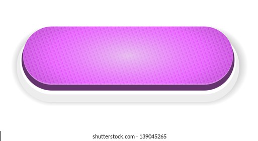 The blank pink button with subtle pattern / The pink push button